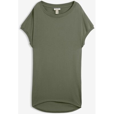 bonprix Longshirt aus reiner Baumwolle grün 48 bonprix Longshirt aus reiner Baumwolle grün 48