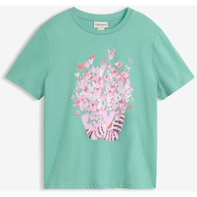 bonprix T-Shirt aus reiner Baumwolle grün 48 bonprix T-Shirt aus reiner Baumwolle grün 48