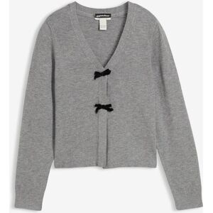 bonprix Strickjacke aus softem Viskose-Mix grau 128 bonprix Strickjacke aus softem Viskose-Mix grau 128