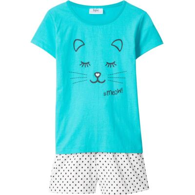 bonprix Shorty aus reiner Bio-Baumwolle (2-tlg. Set) blau 92 bonprix Shorty aus reiner Bio-Baumwolle (2-tlg. Set) blau 92