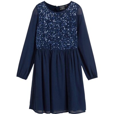 bonprix Chiffonkleid blau 152 bonprix Chiffonkleid blau 152