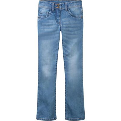 bonprix Bootcut-Jeans Mid Waist blau 164 bonprix Bootcut-Jeans Mid Waist blau 164