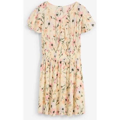 bonprix Kleid aus fließender Viskose beige 152 bonprix Kleid aus fließender Viskose beige 152