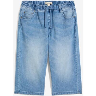 bonprix Schlupf-Jeans-Longbermuda, Slim Fit blau 140 bonprix Schlupf-Jeans-Longbermuda, Slim Fit blau 140