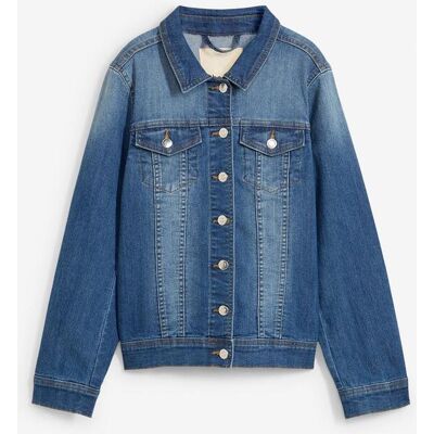bonprix Oversize-Jeansjacke blau 128 bonprix Oversize-Jeansjacke blau 128