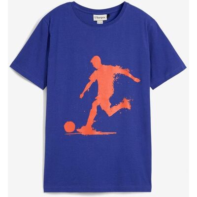 bonprix T-Shirt aus reiner Bio-Baumwolle blau 176 bonprix T-Shirt aus reiner Bio-Baumwolle blau 176
