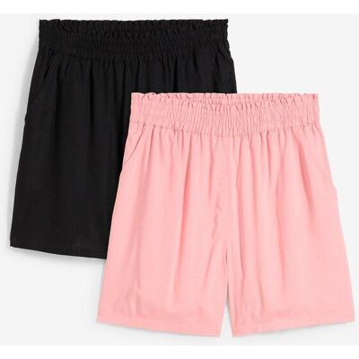 bonprix Schlupf-Shorts aus softer Viskose (2er Pack) schwarz 176 bonprix Schlupf-Shorts aus softer Viskose (2er Pack) schwarz 176