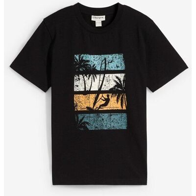 bonprix T-Shirt aus Bio Baumwolle schwarz 176 bonprix T-Shirt aus Bio Baumwolle schwarz 176