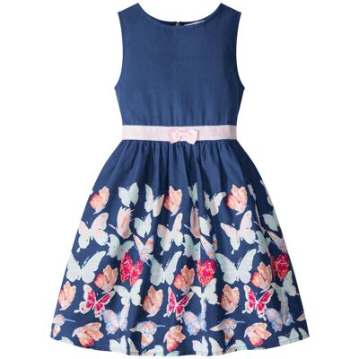bonprix Minikleid in A-Linie blau 140 bonprix Minikleid in A-Linie blau 140