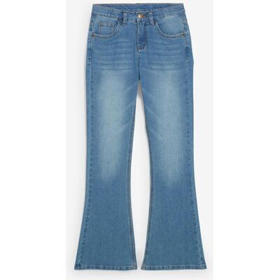 bonprix Flared-Jeans Mid Waist blau 158 bonprix Flared-Jeans Mid Waist blau 158