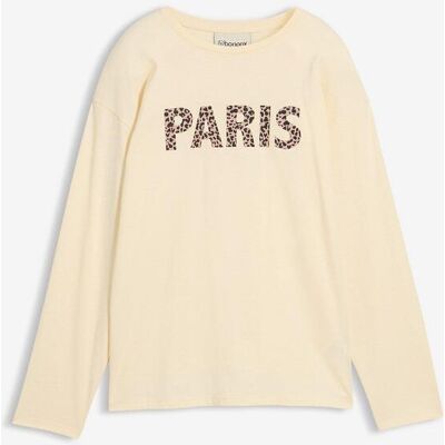 bonprix Oversize Langarmshirt aus reiner Bio-Baumwolle beige 128 bonprix Oversize Langarmshirt aus reiner Bio-Baumwolle beige 128