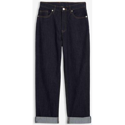 bonprix Loose-Fit Jeans mit verstellbarem Bund, Straight blau 158 bonprix Loose-Fit Jeans mit verstellbarem Bund, Straight blau 158