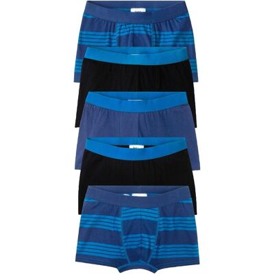 bonprix Boxershorts mit weicher Baumwolle (5er Pack) blau 104 bonprix Boxershorts mit weicher Baumwolle (5er Pack) blau 104
