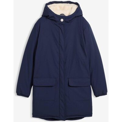 bonprix Winterparka mit Teddyfutter, wasserabweisend blau 176 bonprix Winterparka mit Teddyfutter, wasserabweisend blau 176