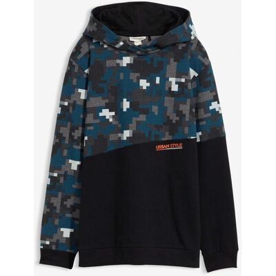 bonprix Hoodie mit Bio-Baumwolle schwarz 128 bonprix Hoodie mit Bio-Baumwolle schwarz 128