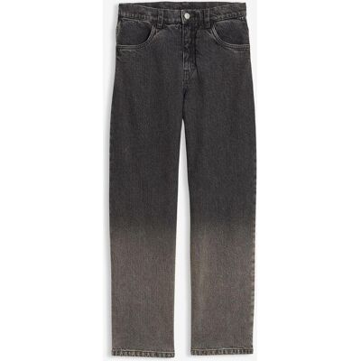 bonprix Loose Fit Jeans mit Farbverlauf, Straight grau 176 bonprix Loose Fit Jeans mit Farbverlauf, Straight grau 176