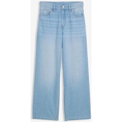 bonprix Baggy Fit Jeans mit verstellbarem Bund, Straight blau 170 bonprix Baggy Fit Jeans mit verstellbarem Bund, Straight blau 170