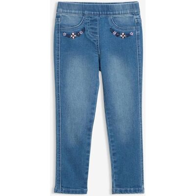 bonprix Jeggings Mid Waist Super Stretch mit Bequembund blau 134 bonprix Jeggings Mid Waist Super Stretch mit Bequembund blau 134