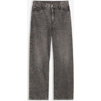 bonprix Loose-Fit-Jeans mit verstellbarem Bund, Straight schwarz 158 bonprix Loose-Fit-Jeans mit verstellbarem Bund, Straight schwarz 158