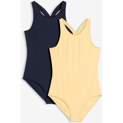 bonprix Badeanzug (2er Pack) blau 128 bonprix Badeanzug (2er Pack) blau 128