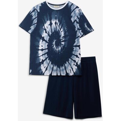 bonprix T-Shirt und Jersey-Bermuda (2-tlg.Set) blau 176 bonprix T-Shirt und Jersey-Bermuda (2-tlg.Set) blau 176