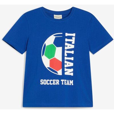 bonprix Italien T-Shirt aus reiner Bio-Baumwolle blau 170 bonprix Italien T-Shirt aus reiner Bio-Baumwolle blau 170