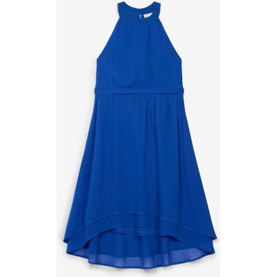 bonprix Vokuhila-Kleid aus Chiffon blau 158 bonprix Vokuhila-Kleid aus Chiffon blau 158