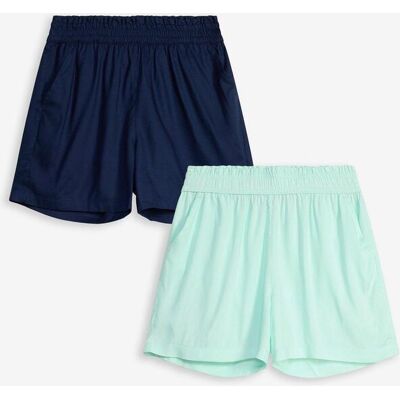 bonprix Schlupf-Shorts aus softer Viskose (2er Pack) grün 164 bonprix Schlupf-Shorts aus softer Viskose (2er Pack) grün 164