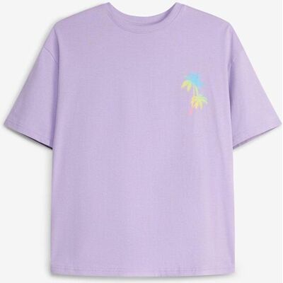 bonprix Oversize-Shirt aus reiner Bio-Baumwolle lila 140 bonprix Oversize-Shirt aus reiner Bio-Baumwolle lila 140