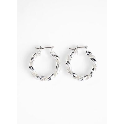 bonprix Creolen in Twiststruktur silber 0 bonprix Creolen in Twiststruktur silber 0