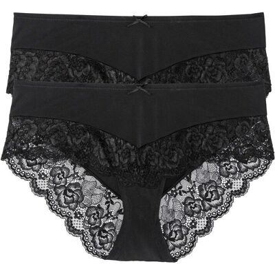 bonprix Panty (2er Pack) schwarz 44 bonprix Panty (2er Pack) schwarz 44