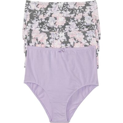 bonprix Highwaist Slip (4er Pack) lila 36 bonprix Highwaist Slip (4er Pack) lila 36