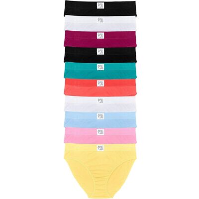bonprix Slip mit weicher Baumwolle (10er Pack) rosa 36 bonprix Slip mit weicher Baumwolle (10er Pack) rosa 36