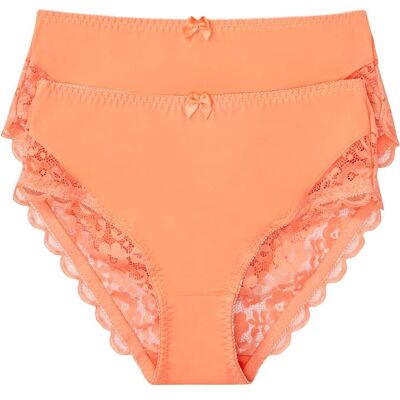 bonprix Maxislip (2er-Pack) orange 44 bonprix Maxislip (2er-Pack) orange 44