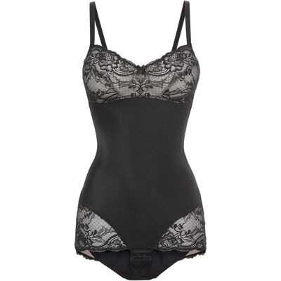 bonprix Light Shape Body mit Spitze schwarz 38 bonprix Light Shape Body mit Spitze schwarz 38