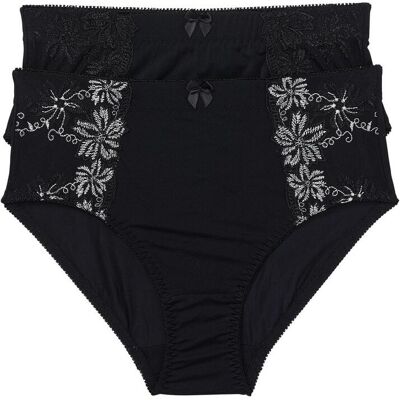 bonprix Formslip (2er-Pack) schwarz 36 bonprix Formslip (2er-Pack) schwarz 36