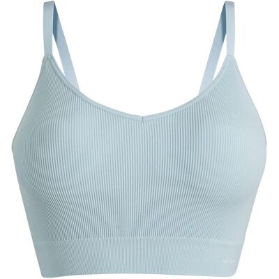 bonprix Feel Comfort Seamless Bustier gerippt blau 904 bonprix Feel Comfort Seamless Bustier gerippt blau 904