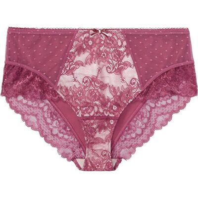 bonprix Maxipanty mit zarter Spitze lila 40 bonprix Maxipanty mit zarter Spitze lila 40