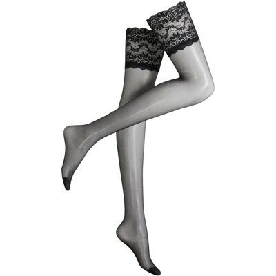 bonprix Halterlose Strümpfe mit Spitze 20 DEN schwarz 44 bonprix Halterlose Strümpfe mit Spitze 20 DEN schwarz 44