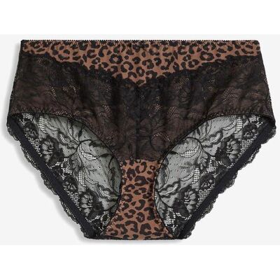bonprix Maxipanty mit zarter Spitze braun 52 bonprix Maxipanty mit zarter Spitze braun 52