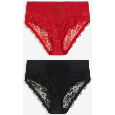 bonprix Maxislip (2er Pack) schwarz 40 bonprix Maxislip (2er Pack) schwarz 40