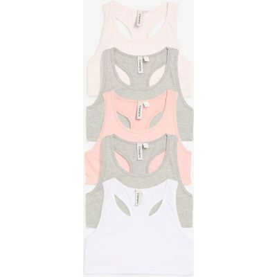 bonprix Bustier mit weicher Baumwolle (5er Pack) rosa 176 bonprix Bustier mit weicher Baumwolle (5er Pack) rosa 176
