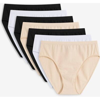 bonprix Maxislip mit Bio- Baumwolle (7er Pack) weiß 40 bonprix Maxislip mit Bio- Baumwolle (7er Pack) weiß 40