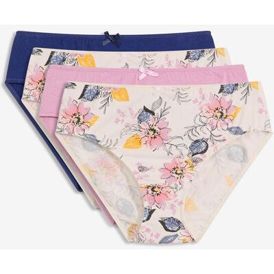 bonprix Maxislip mit Bio-Baumwolle (4er Pack) rosa 36 bonprix Maxislip mit Bio-Baumwolle (4er Pack) rosa 36