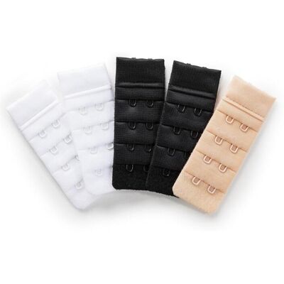 bonprix BH-Verlängerung (5er Pack) 2-Haken-Verschluss beige 0 bonprix BH-Verlängerung (5er Pack) 2-Haken-Verschluss beige 0