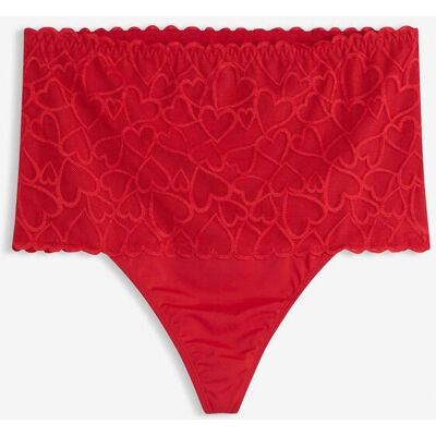 bonprix Medium Shape String mit Herzchenspitze rot 44 bonprix Medium Shape String mit Herzchenspitze rot 44