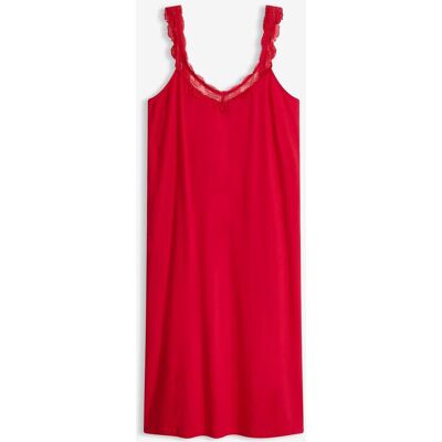 bonprix Nachthemd mit Spitze rot 44 bonprix Nachthemd mit Spitze rot 44
