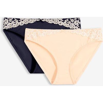 bonprix Slip (2er Pack) blau 48 bonprix Slip (2er Pack) blau 48