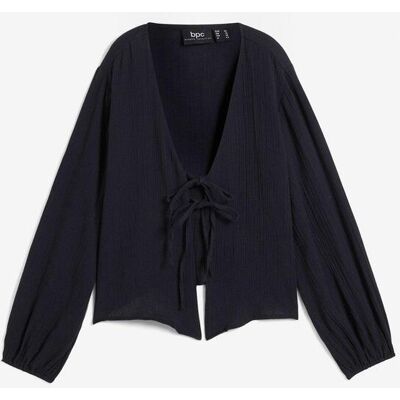 bonprix Musselin-Bolero schwarz 44 bonprix Musselin-Bolero schwarz 44