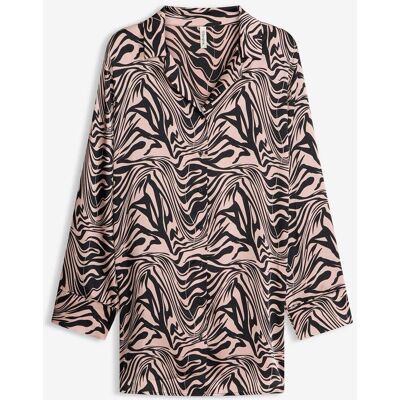 bonprix Gewebtes Nachthemd aus Satin schwarz 44 bonprix Gewebtes Nachthemd aus Satin schwarz 44
